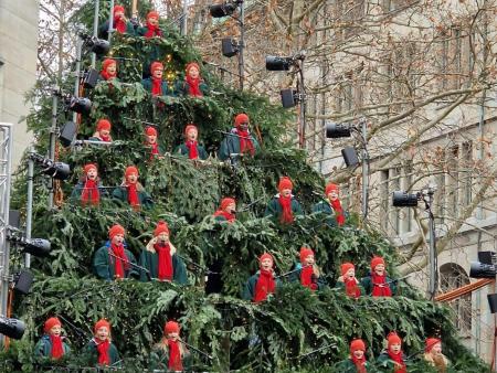 Kinderchor Tannzapfenland am Singing Christmas Tree